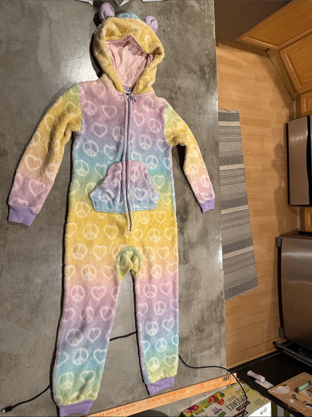 More Than Magic Lavender-Trim Plush Sleepwear